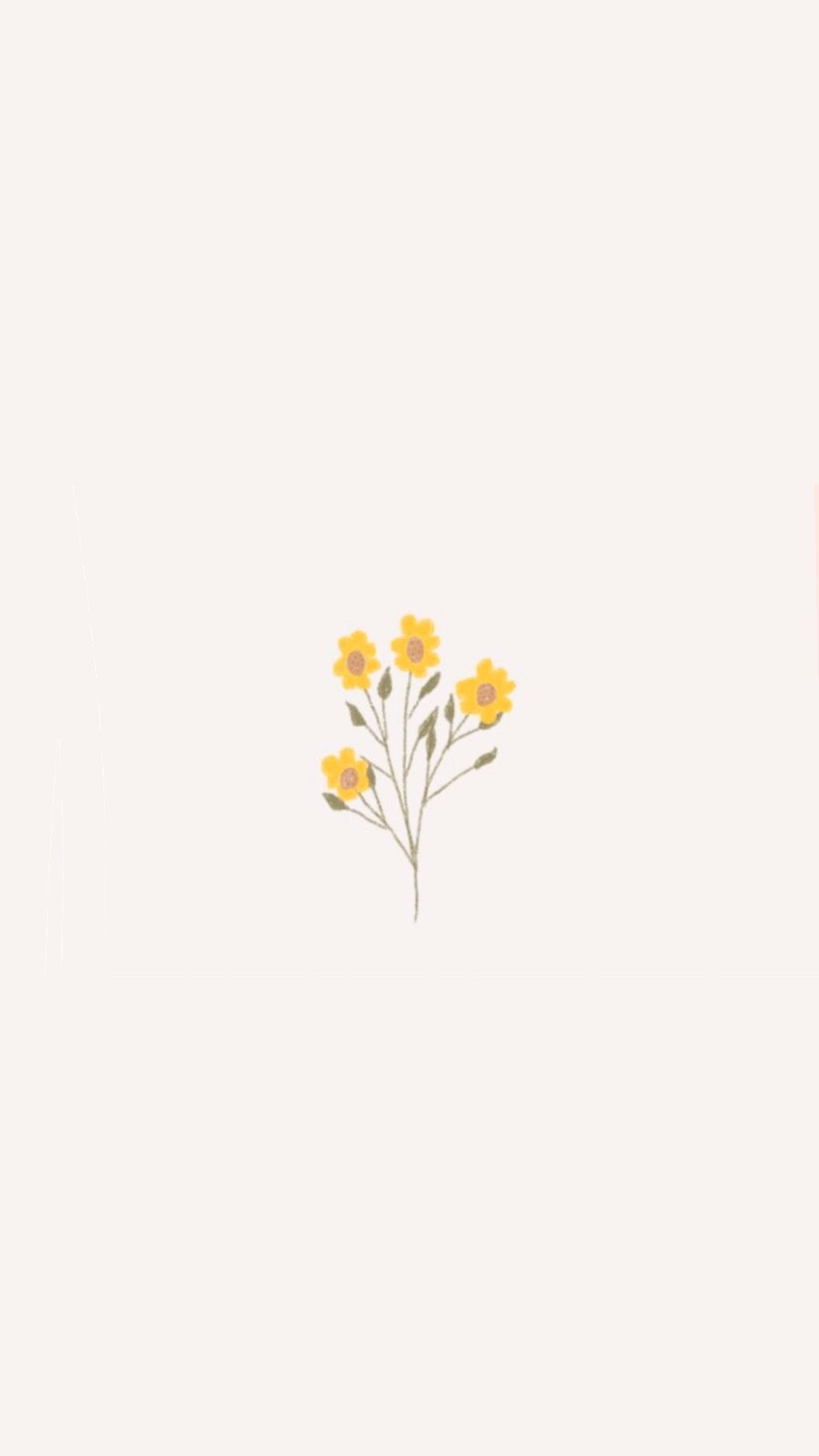 Minimalist Flower Wallpaper
