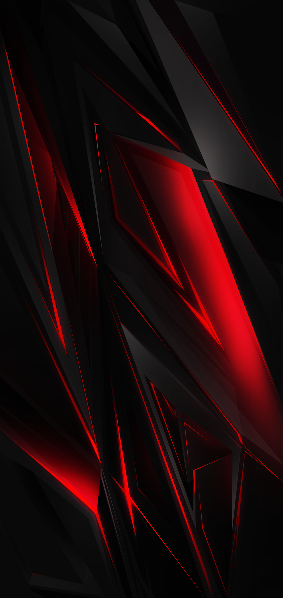 AMOLED Black and red abstract wallpaper didn't make this, but I formatted it to fit the screen of a OnePlus 6
