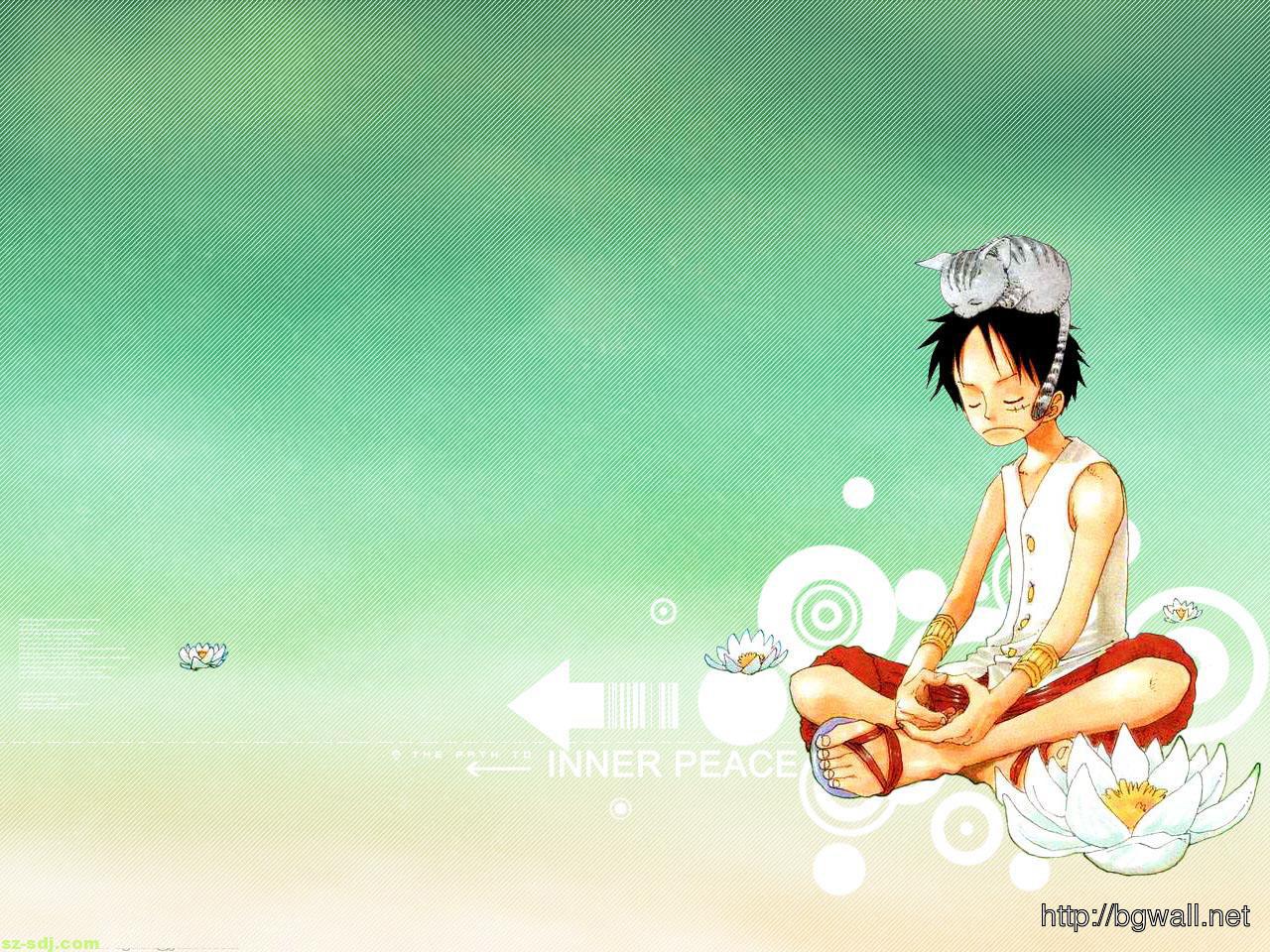 Funny Luffy One Piece Wallpaper