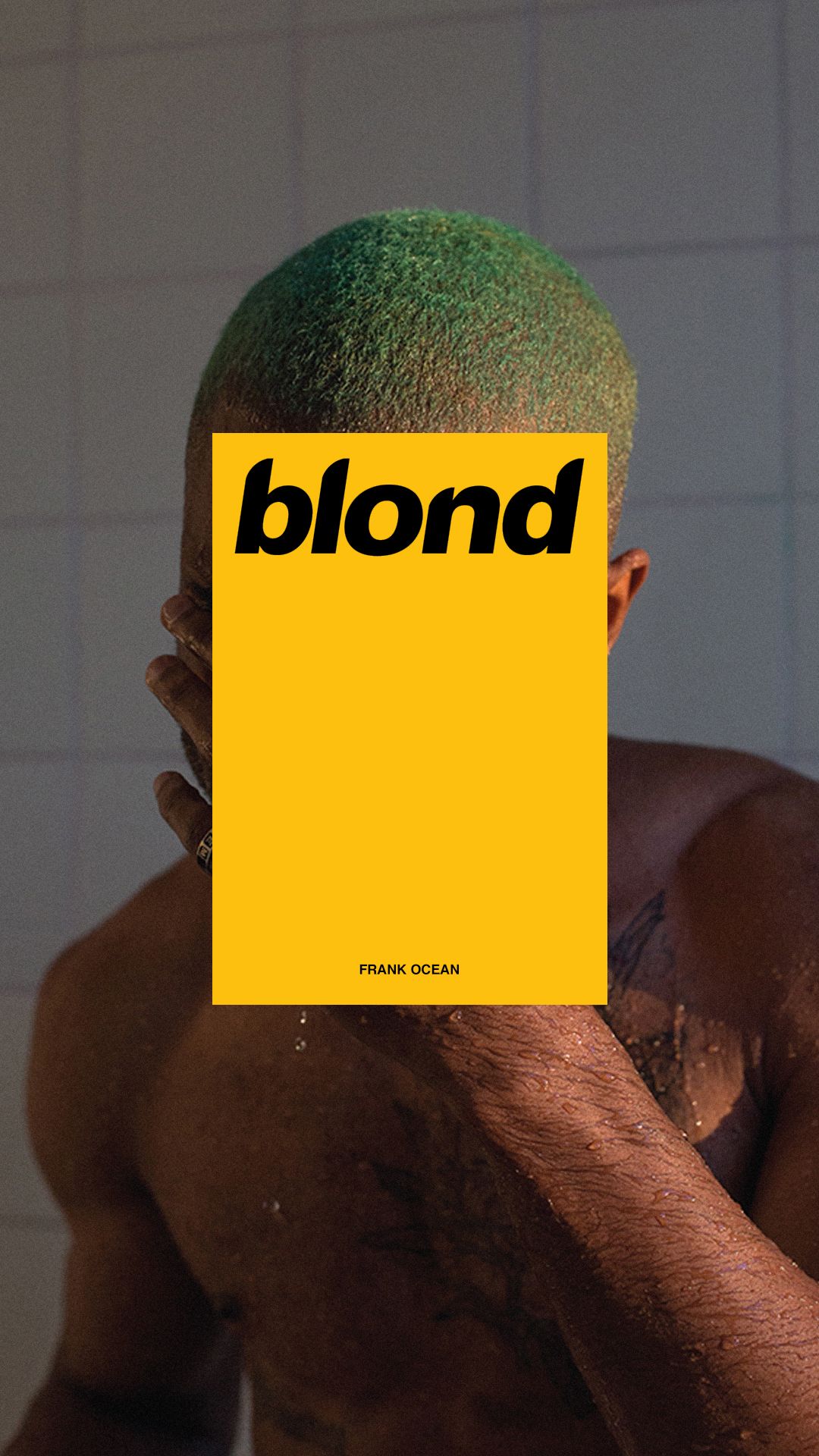 blond. Frank ocean