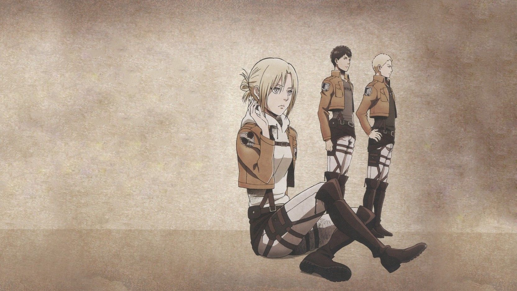 Athah Anime Attack On Titan Annie Leonhart Bertholdt