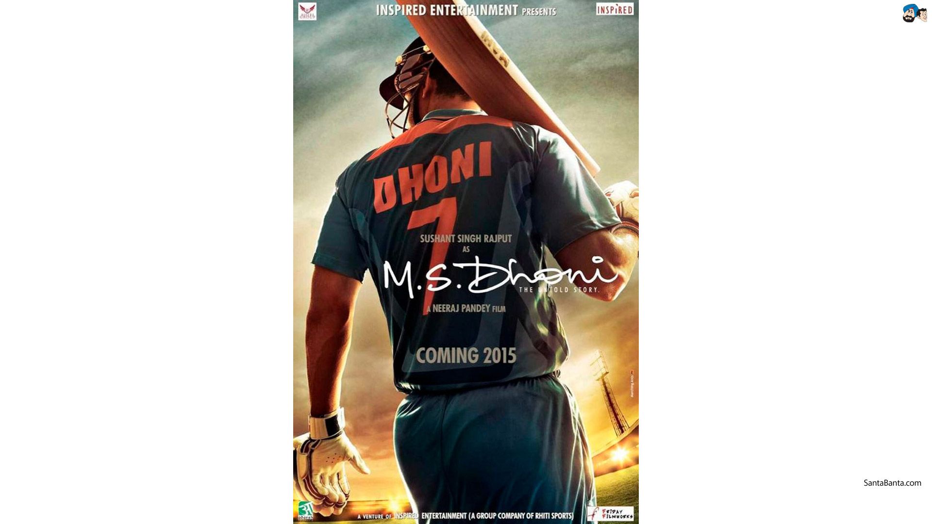 M S Dhoni The Untold Story Poster. Movie wallpaper, Bollywood