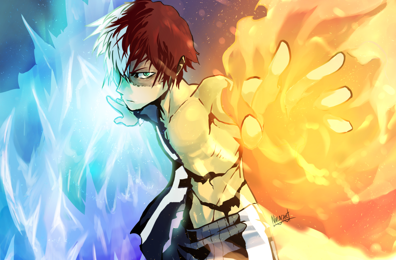 BNHA Todoroki Badass Desktop Wallpapers - Wallpaper Cave