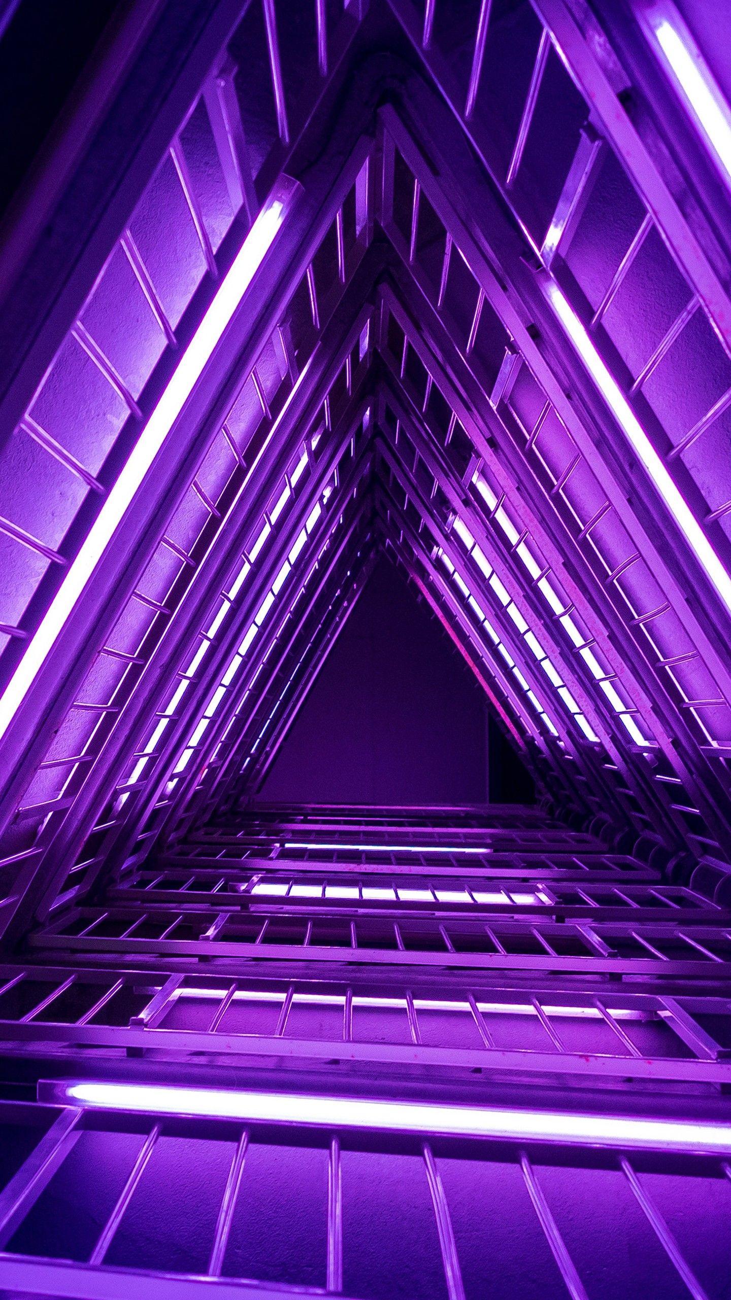 Neon Architecture 4K Wallpaper
