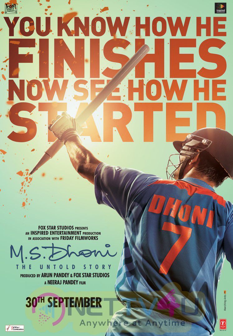 Ms Dhoni The Untold Story Movie Release Date Wallpaper