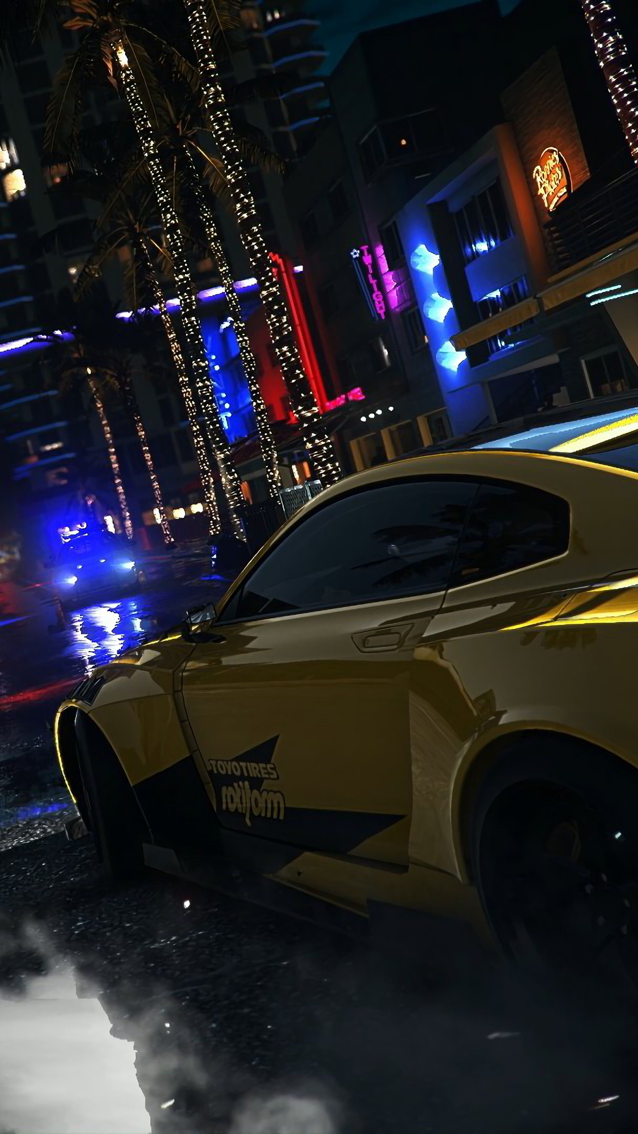 Need for Speed Heat, Car, Police, Chase, 4K phone HD Wallpaper, Image, Background, Photo and Picture