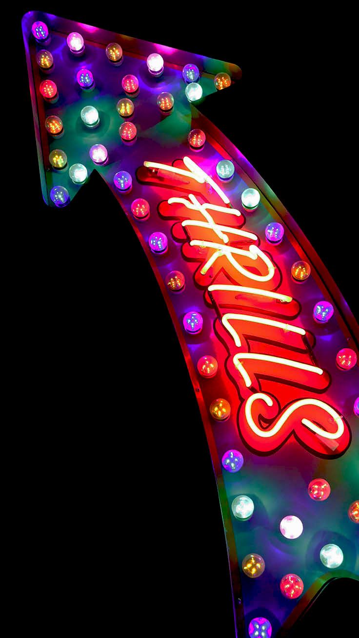Colorful Neon iPhone XR Wallpaper