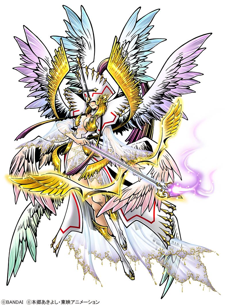 Angewomon X Profile, Large art for her & Tailmon, Plus ReArise at