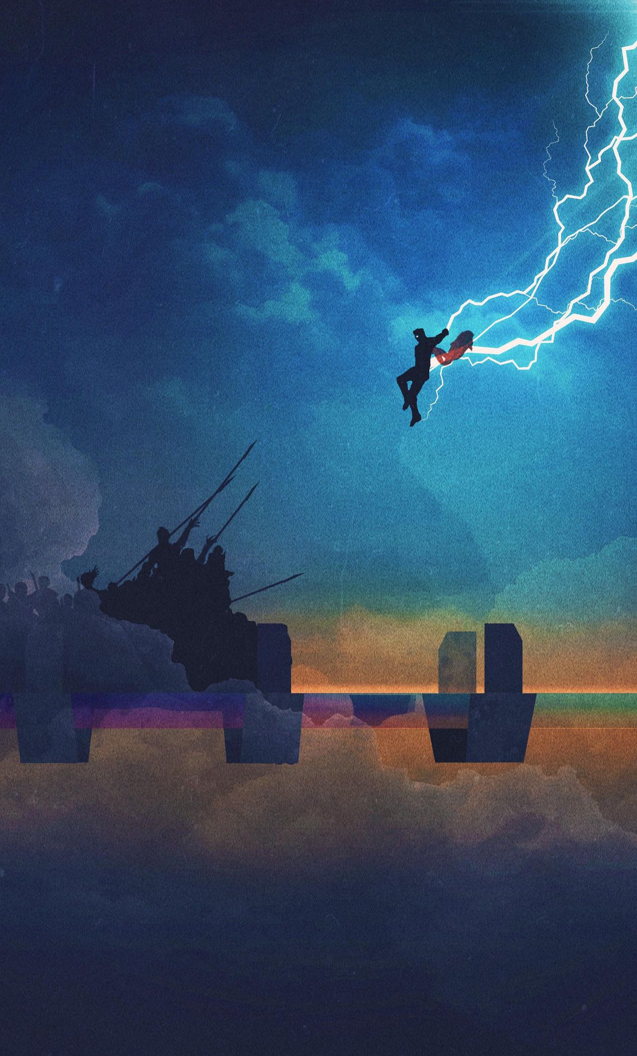 Thor Art iPhone HD 4k Wallpaper, Image, Background