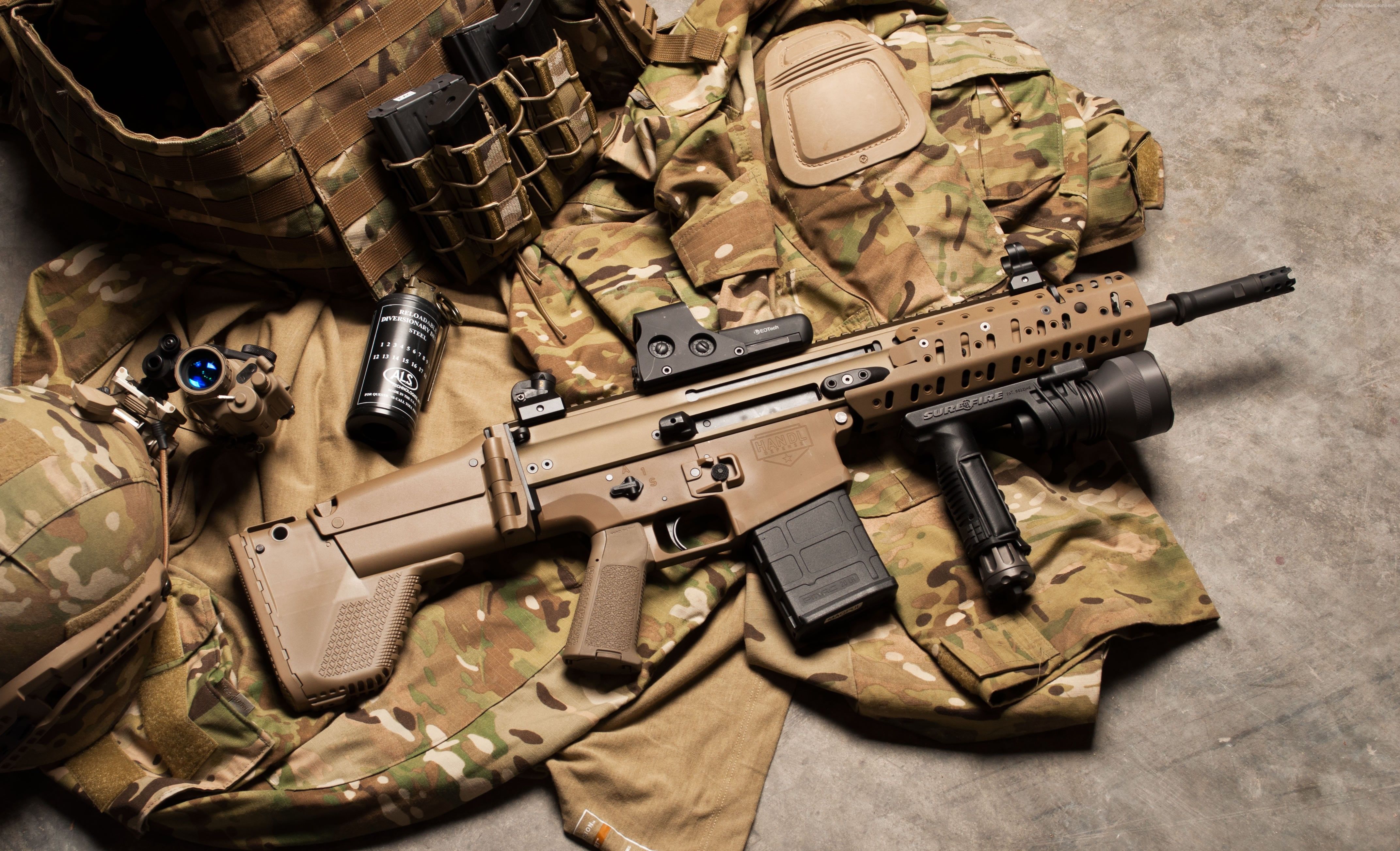 Fn Scar L Rifle Wallpaper, Weapons, HQ Fn Scar L Rifle Picture