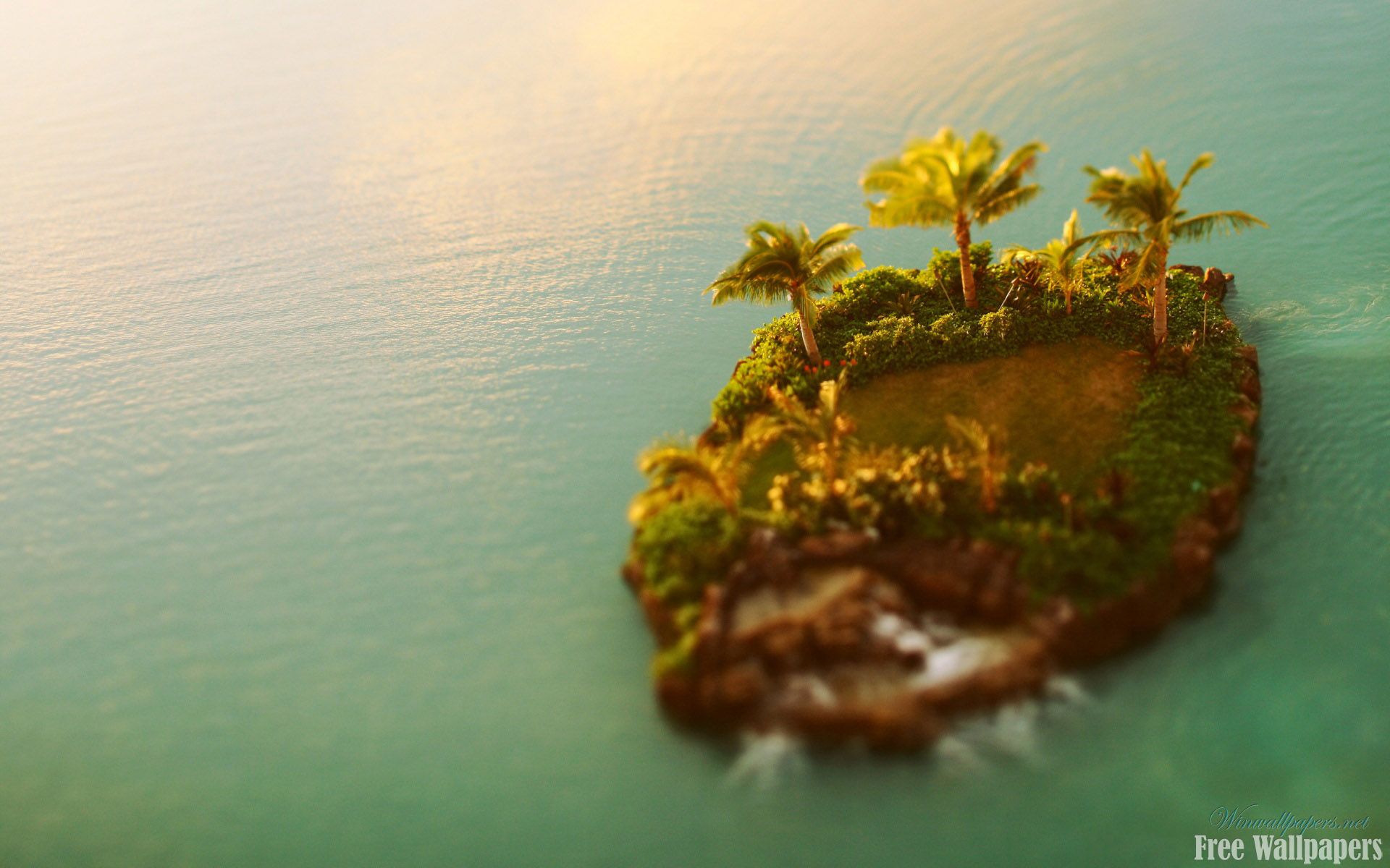 Island Background. HD Windows Wallpaper