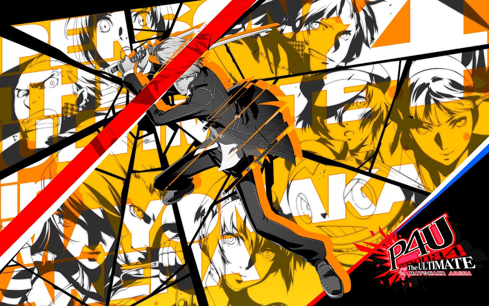 Persona 4 Arena and Golden Official Wallpaper