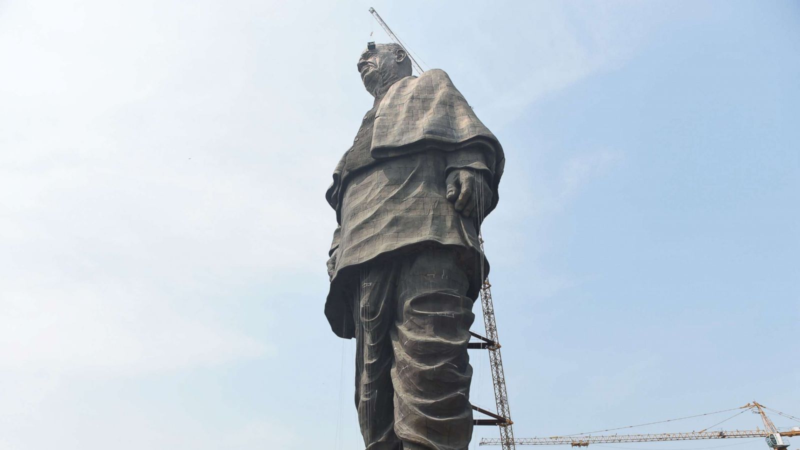 World's tallest statue unveiled in India: At nearly 600 feet, it's