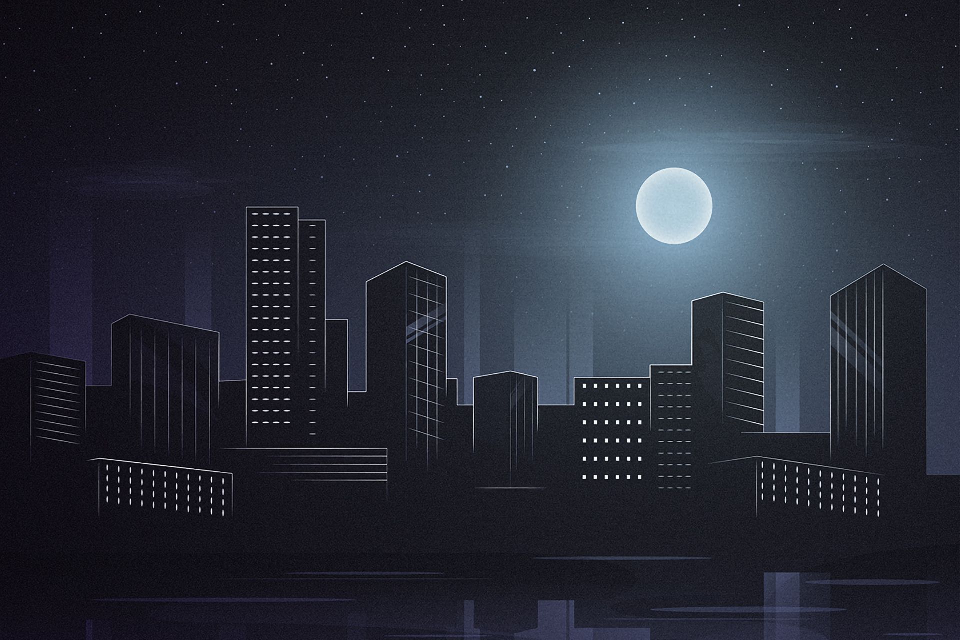 Beautiful City Nightscape Wallpaper, HD City 4K Wallpaper, Image, Photo and Background