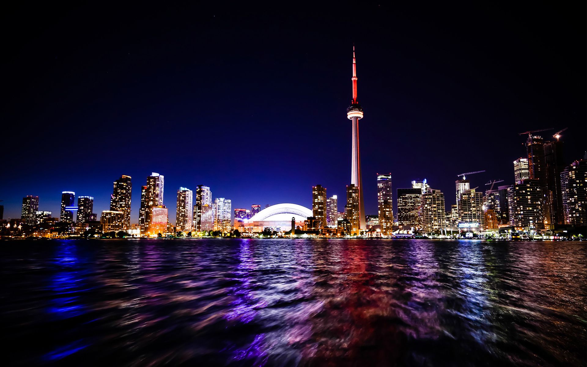 Toronto Nightscape HD wallpaper