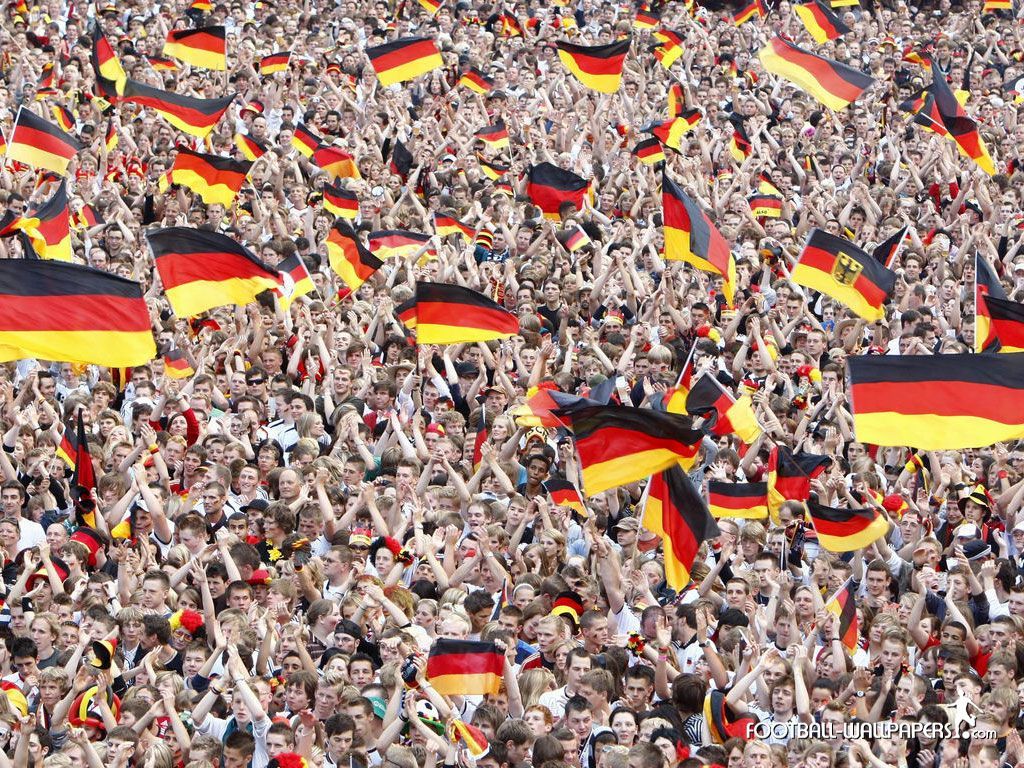 German pride at a soccer match :)