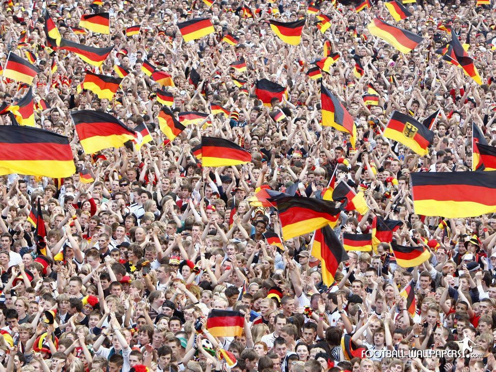 German pride at a soccer match :)