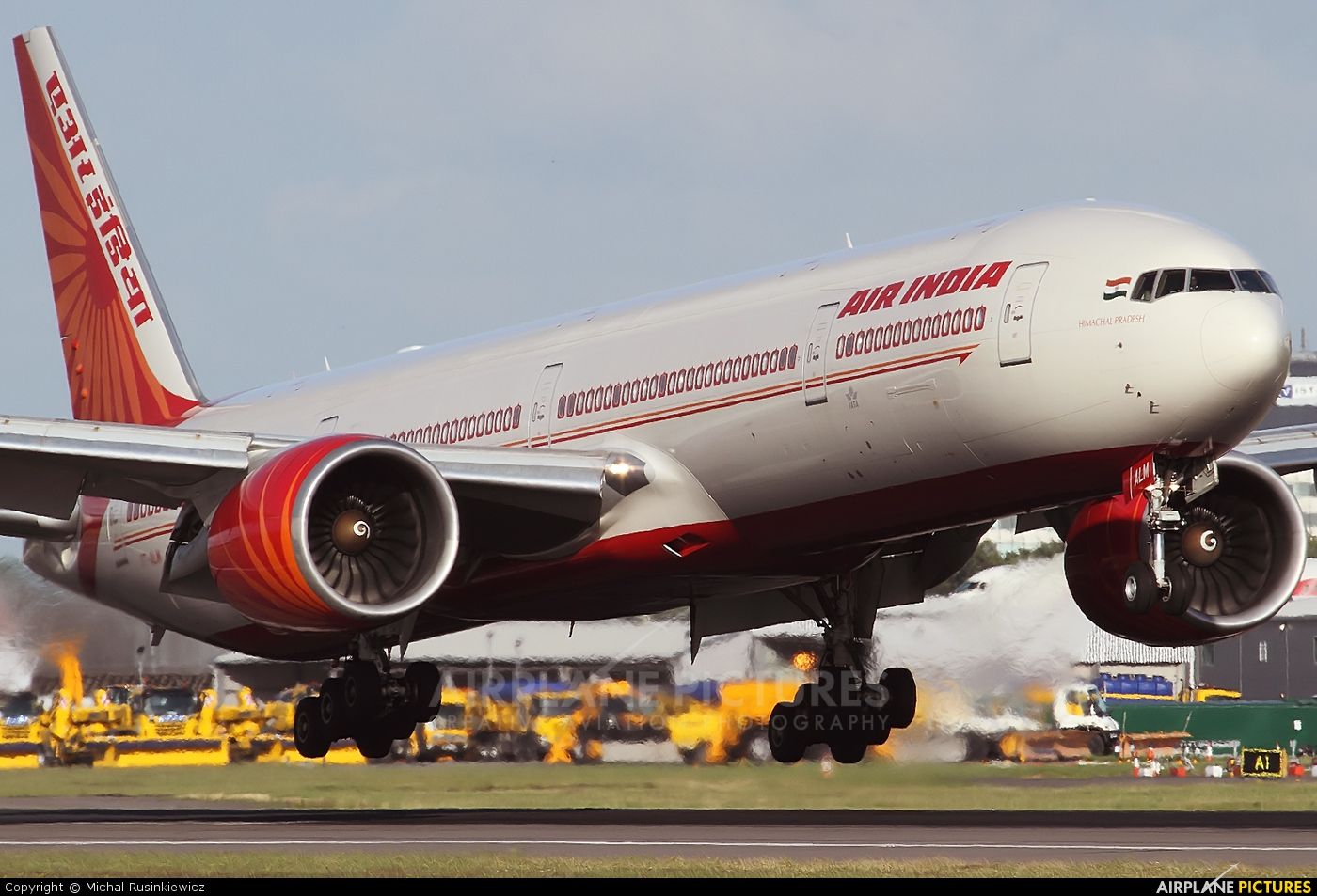 VT ALM India Boeing 777 300ER At London. Photo