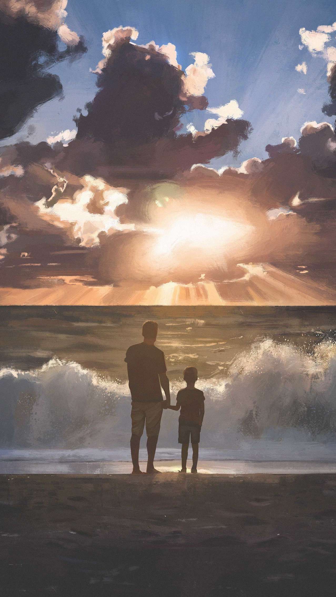Father and Son iPhone Wallpaper. Girl iphone wallpaper, iPhone