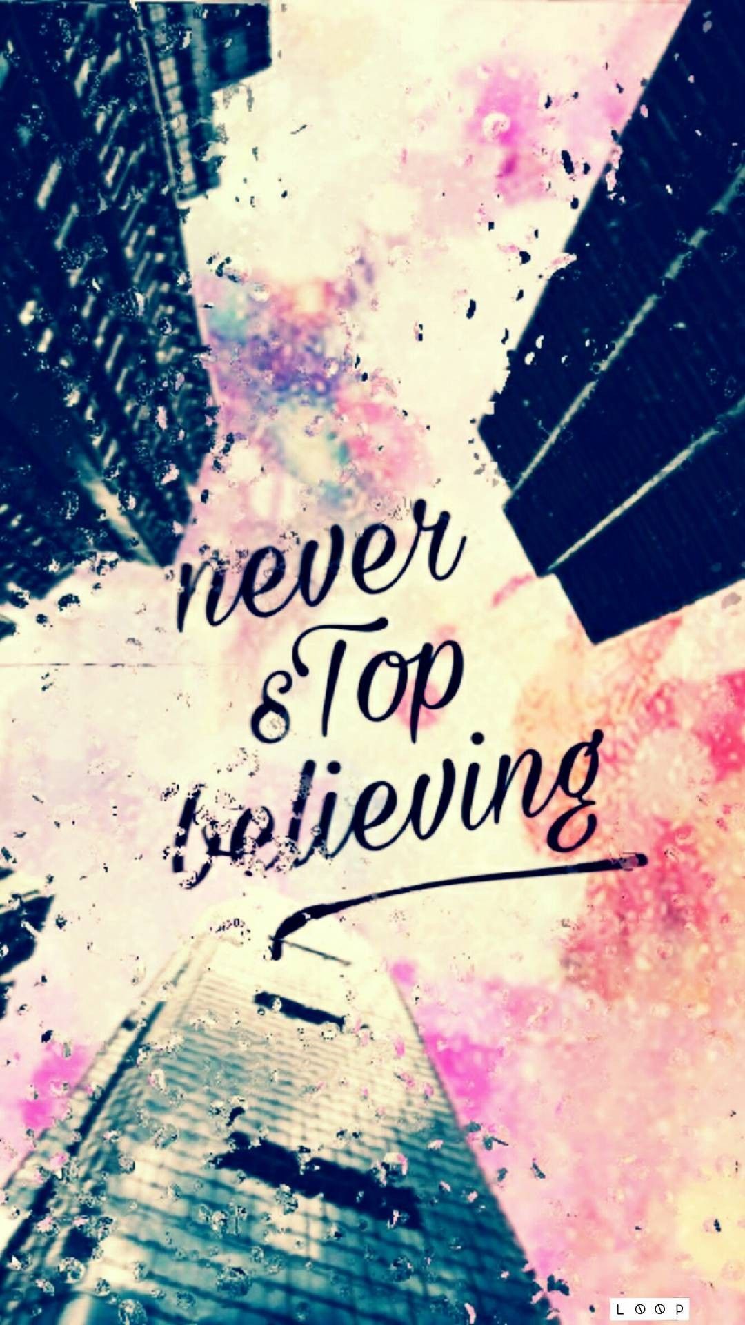 Never stop believing. Positive quotes, Wallpaper iphone quotes