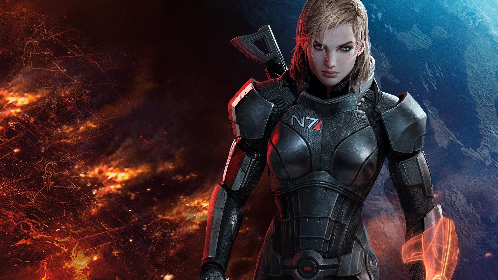 Mass Effect FemShep, Mass Effect, Commander Shepard wallpaper