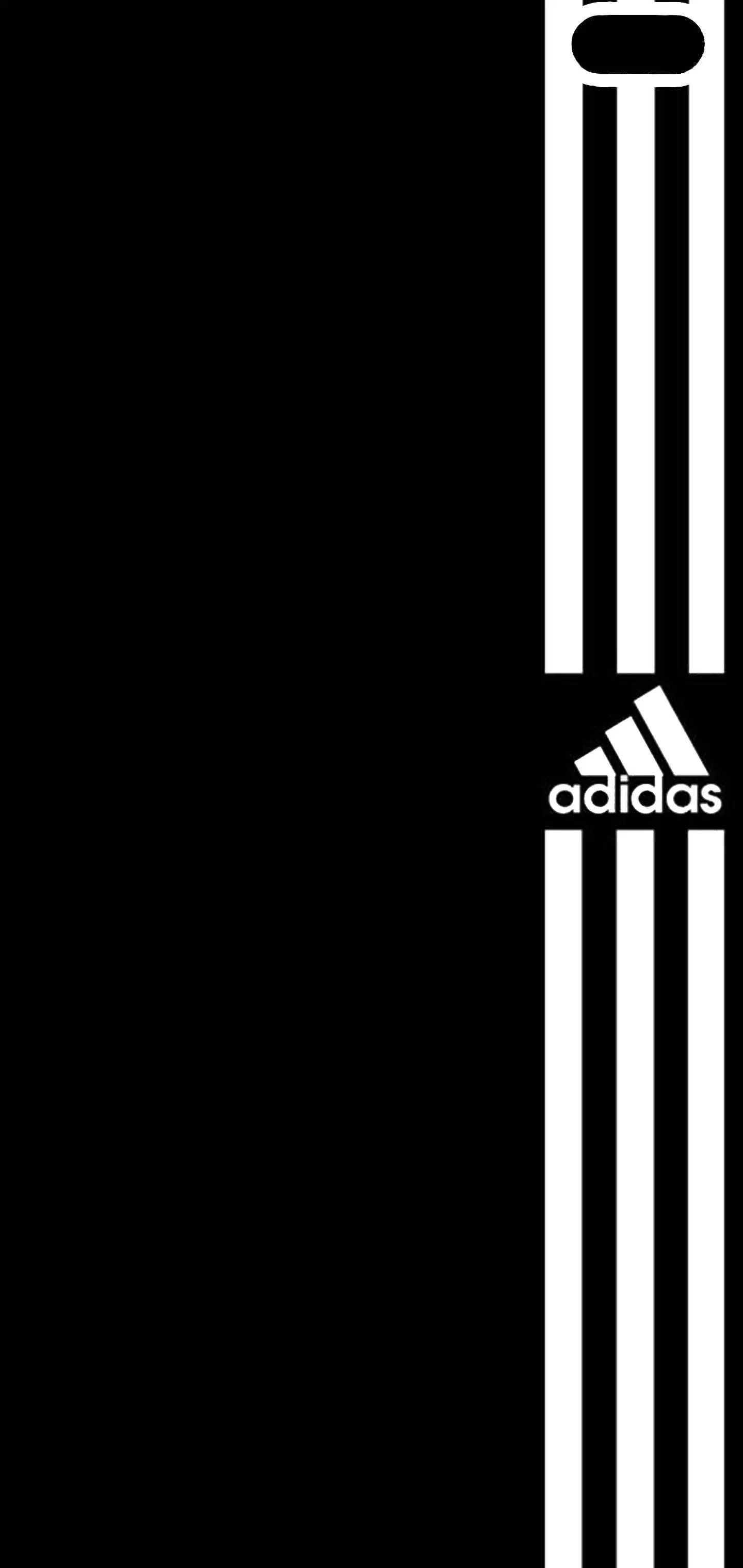 Adidas Stripes Galaxy S10 Hole Punch Wallpaper