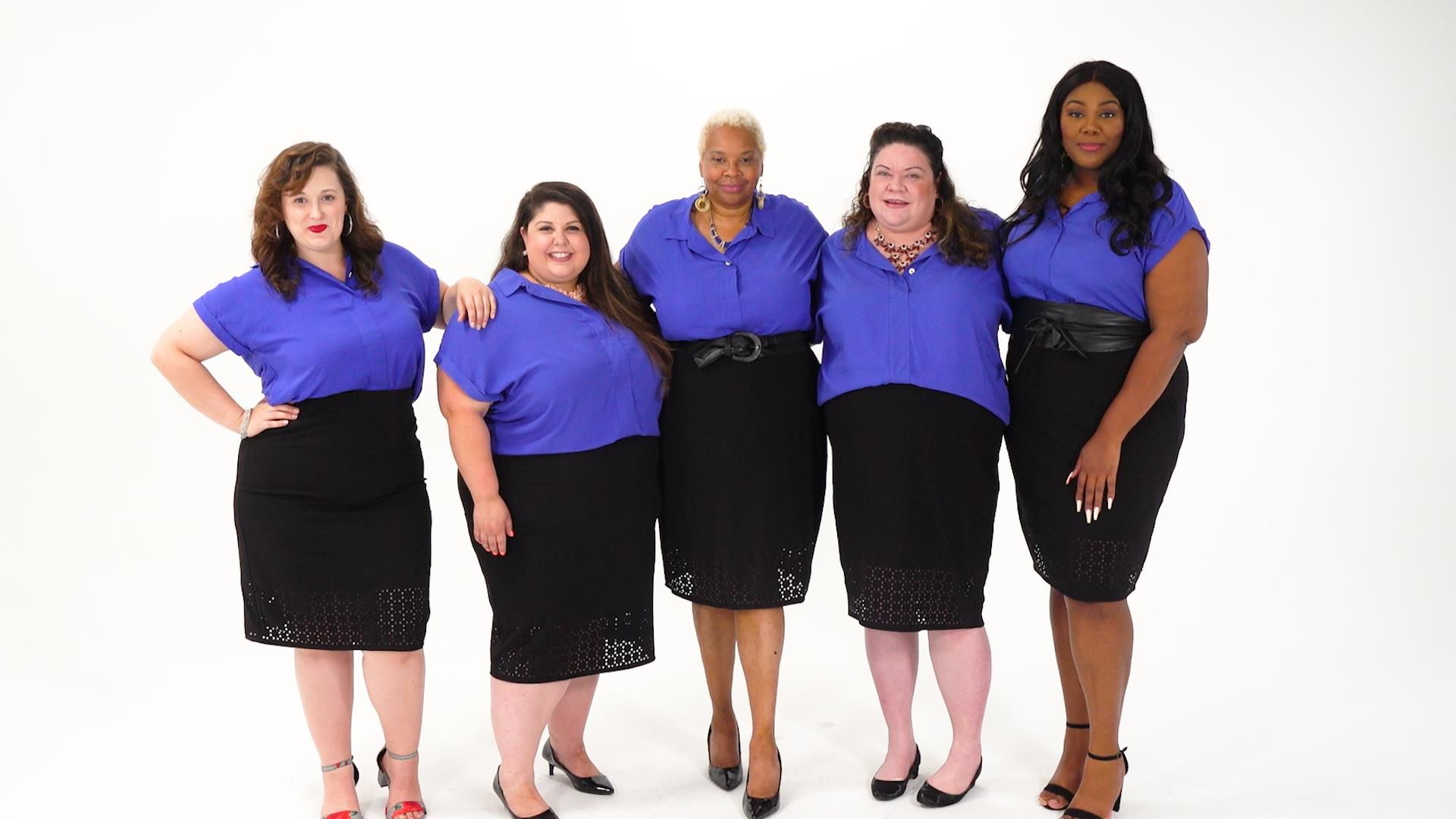 Here's How 5 Women Style A Plus Size Pencil Skirt