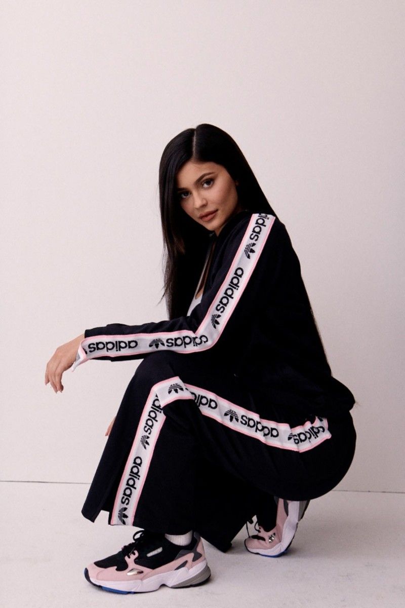 Kylie Jenner Photo Adidas Falcon Shoes, Download