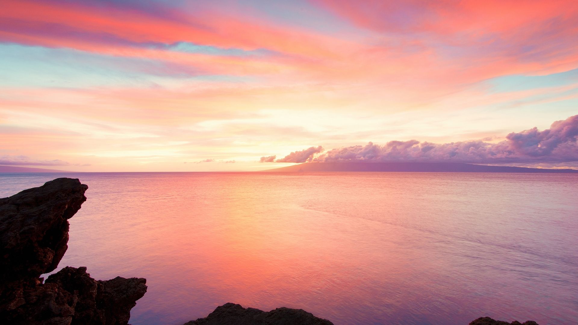 Download Sea, 4k, HD wallpaper, ocean, rocks, cliffs, sky, clouds