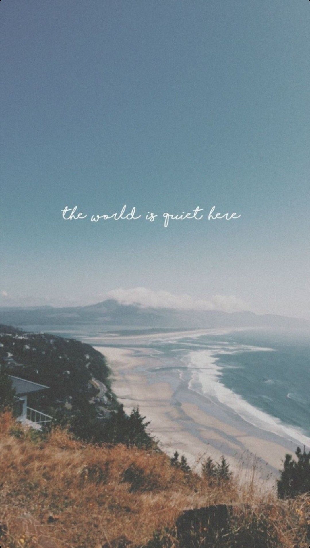 the world is quiet here wallpaper. Aesthetic iphone