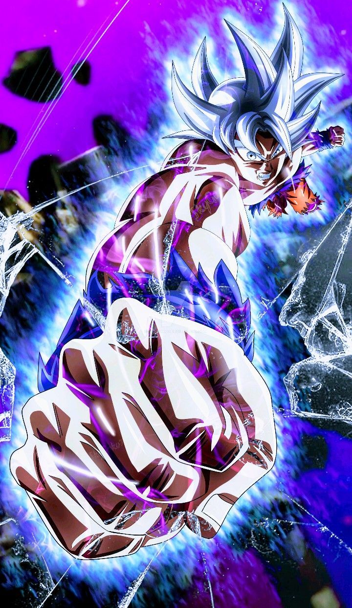 Goku Ultra Instinct Mastered, Dragon Ball Super. Anime dragon