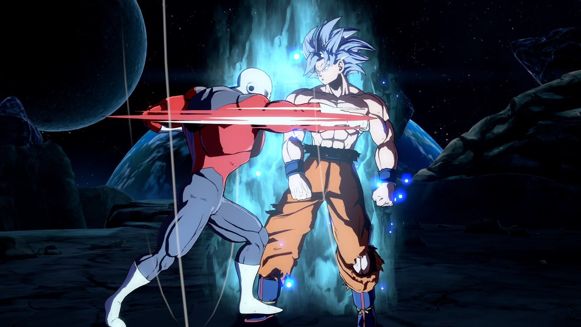 Dragon Ball FighterZ Screenshots of Goku Ultra Instinct