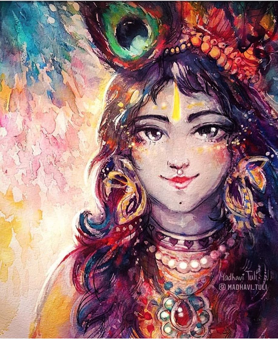 Radha Krishna. Krishna painting, Krishna