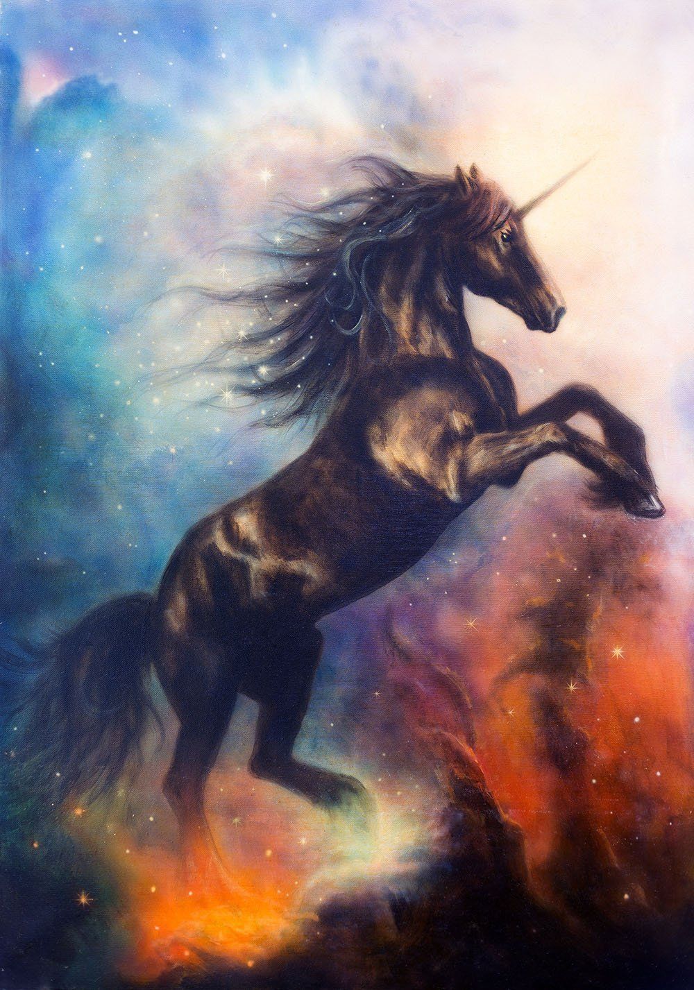 Download Black Unicorn Wallpaper, HD Background Download