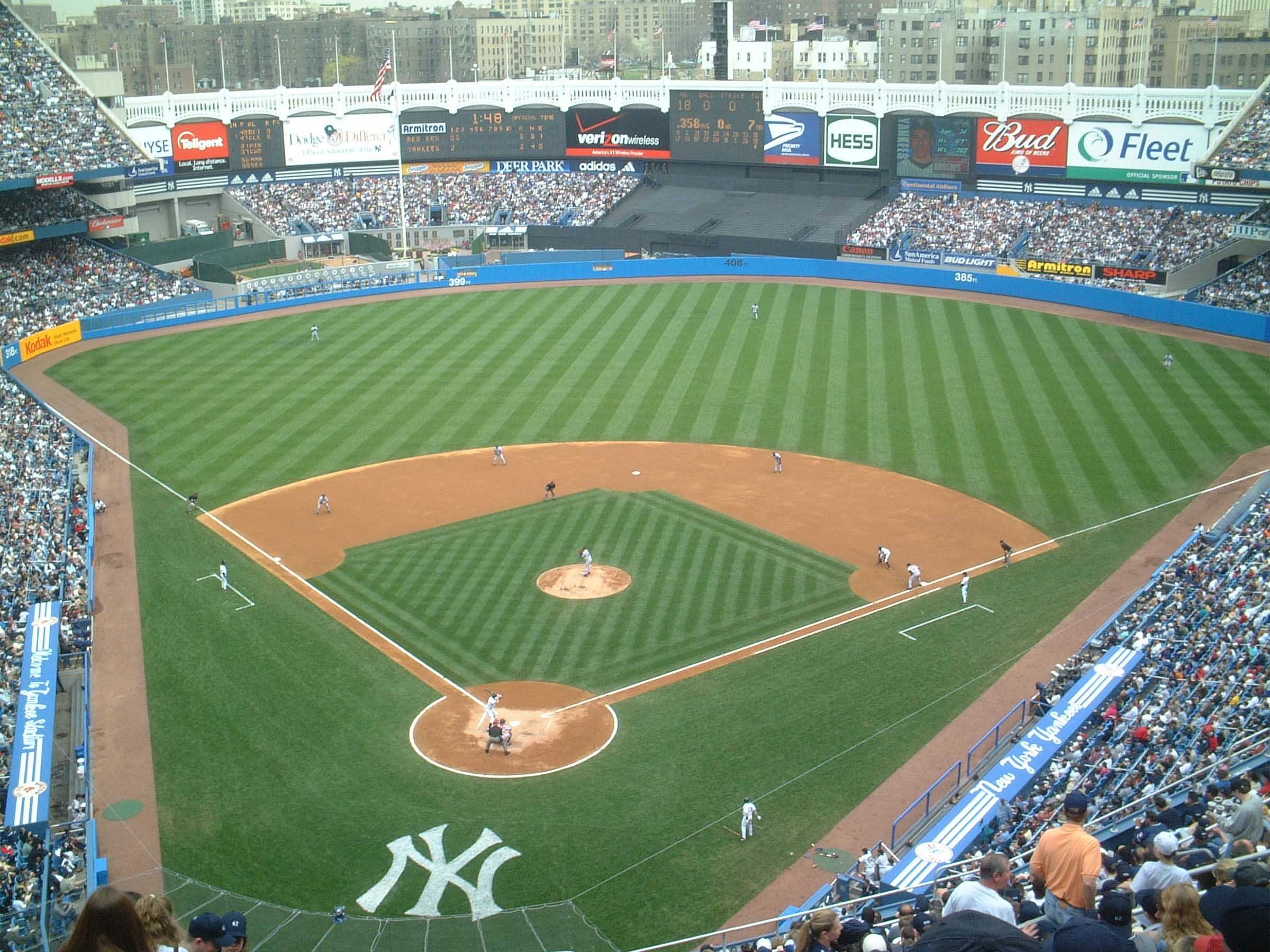 Yankees Stadium. Yankee stadium, Baseball park, Stadium wallpaper