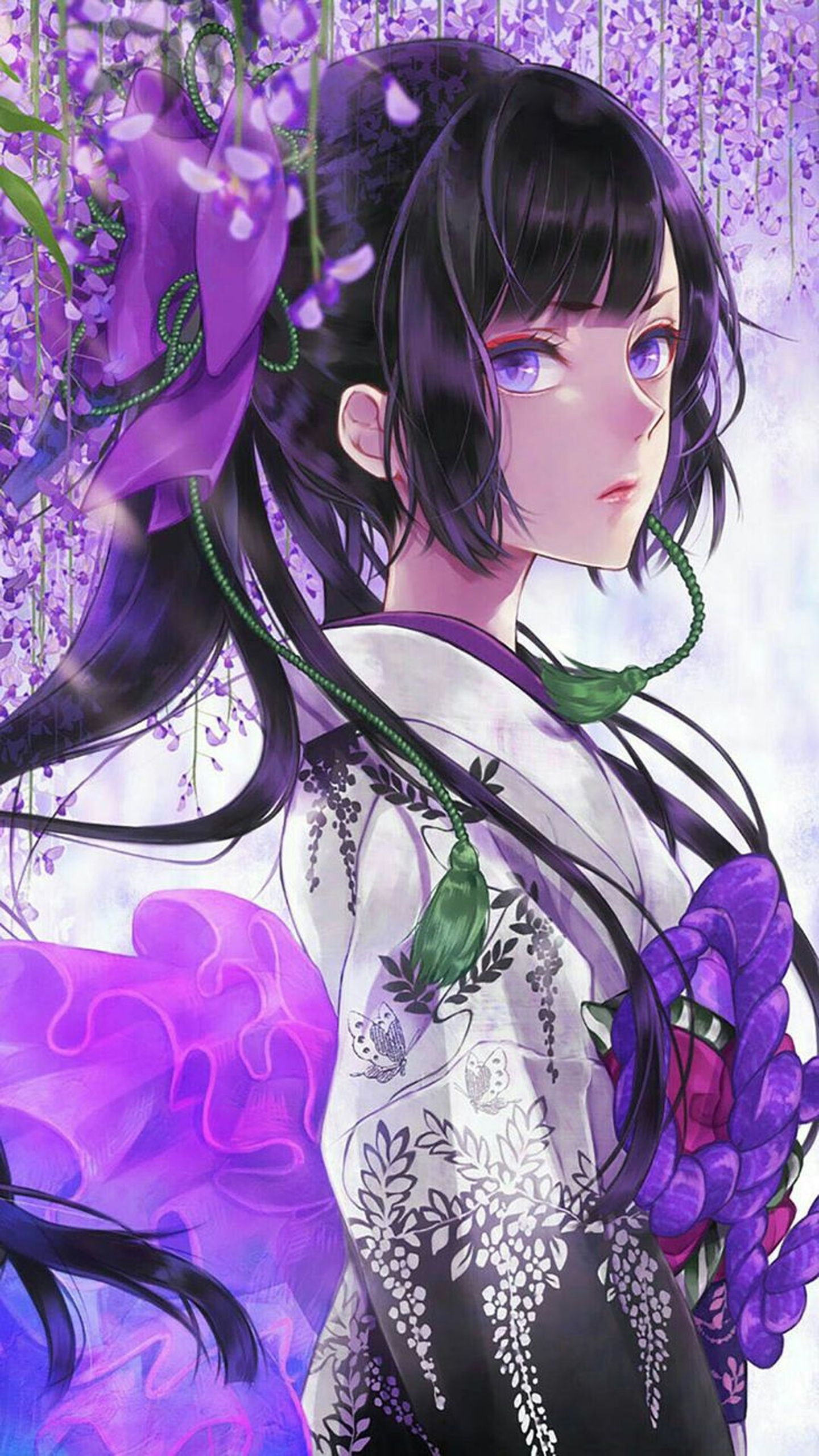 Anime girl kimono beautiful wallpaperx2559