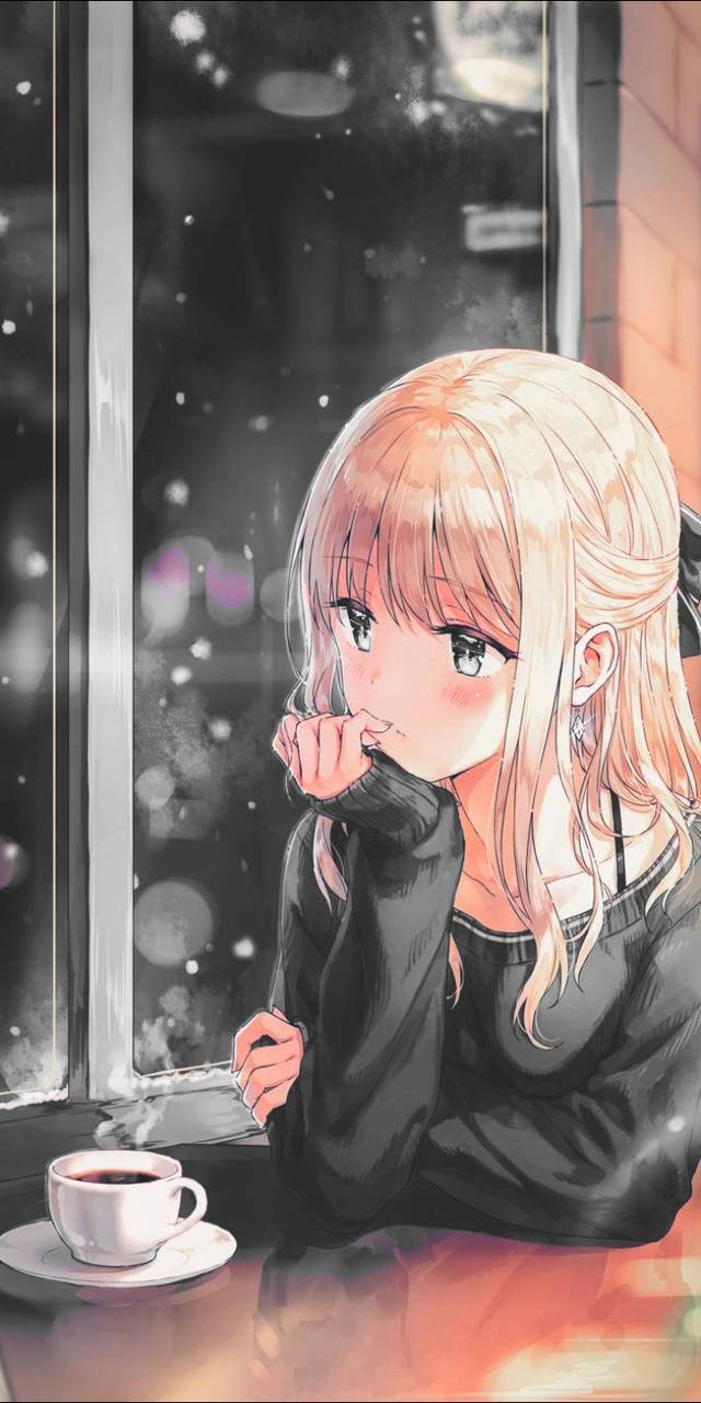 Cute anime girl wallpaper