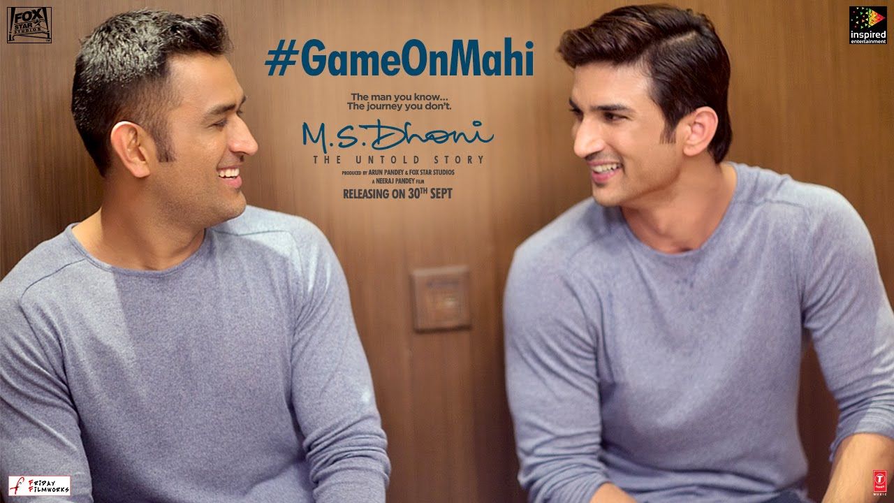 M.S.Dhoni Untold Story. Feat M.S.Dhoni & Sushant Singh