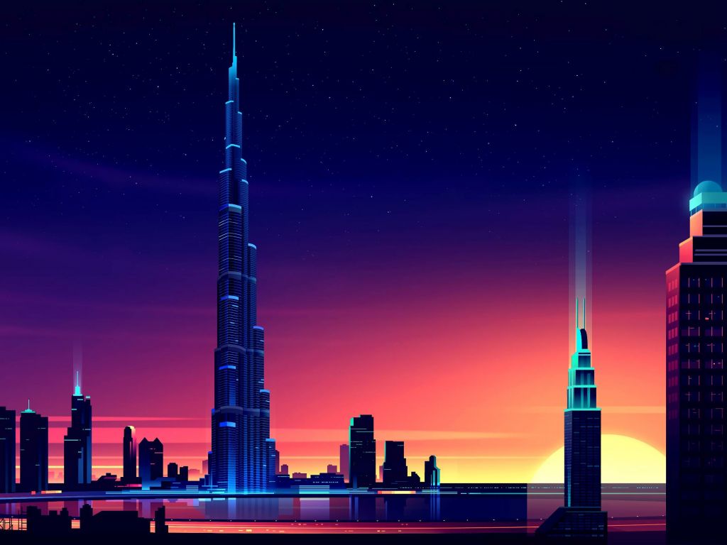 Dubai 4K wallpaper for your desktop or mobile screen free and easy to download