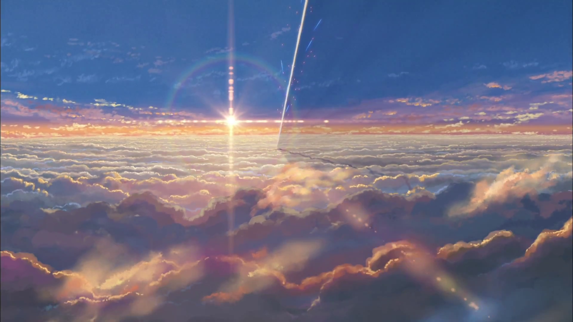 Makoto SHINKAI no na wa (your name) screencaps. Kimi no na wa wallpaper, Anime scenery wallpaper, Your name anime