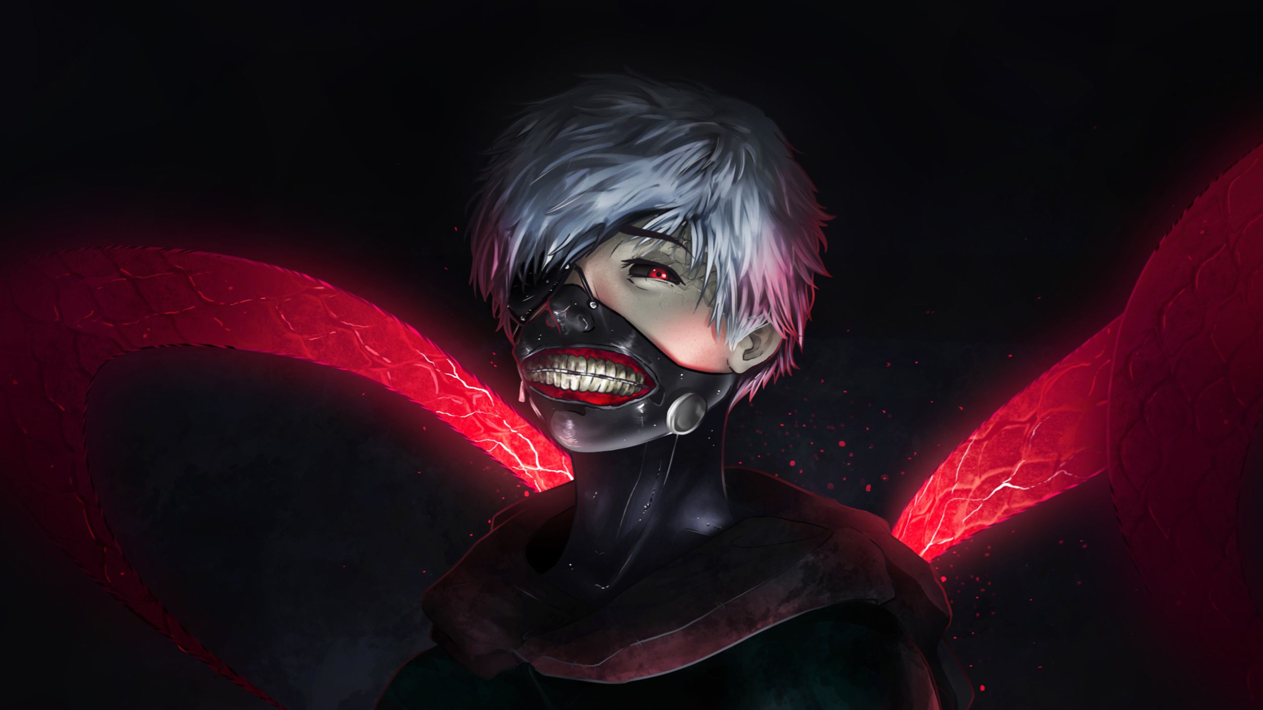 Tokyo Ghoul Ken Kaneki Art 1440P Resolution HD 4k