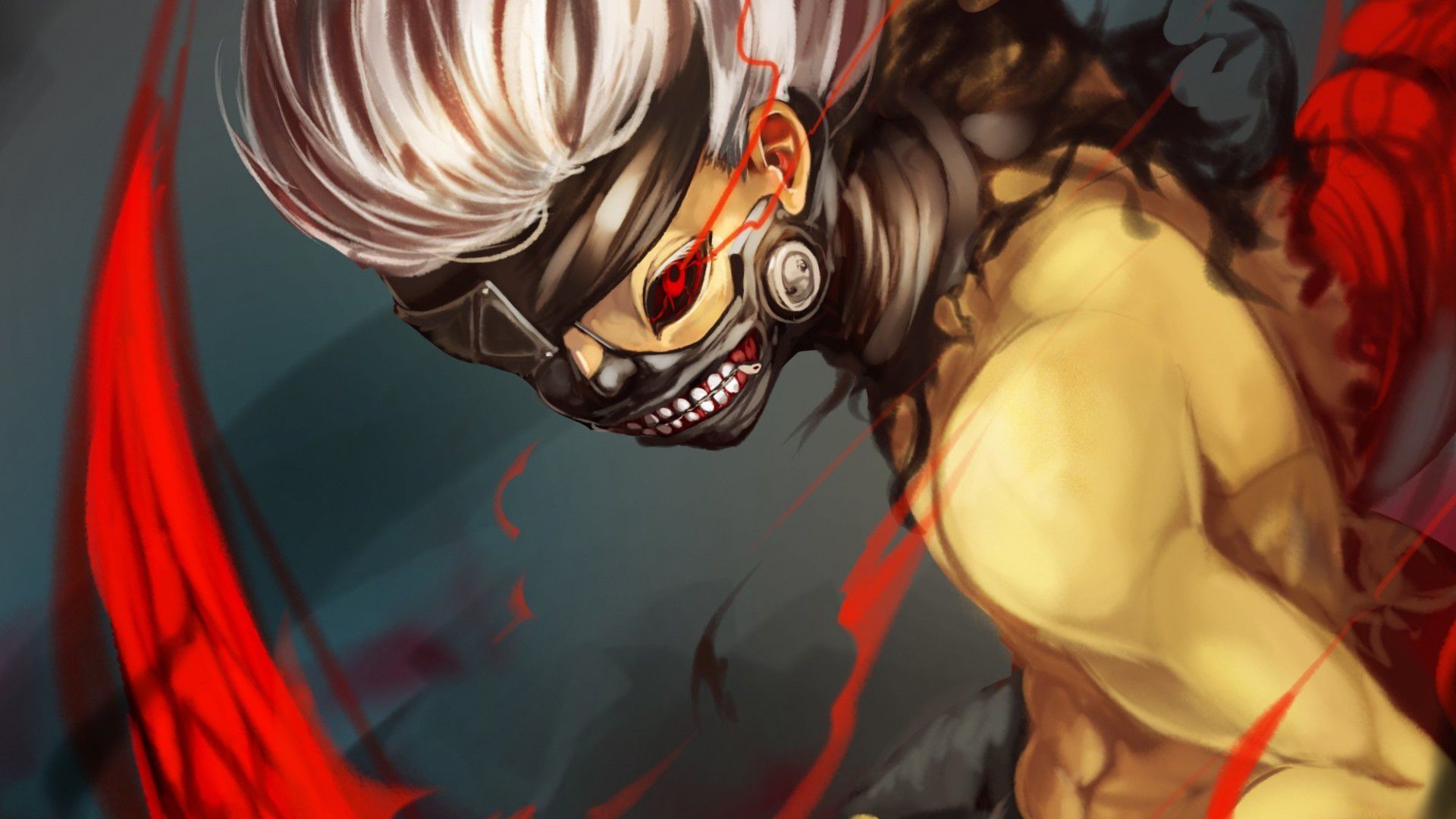Tokyo Ghoul Ken Kaneki Mask 22 Desktop Wallpaper
