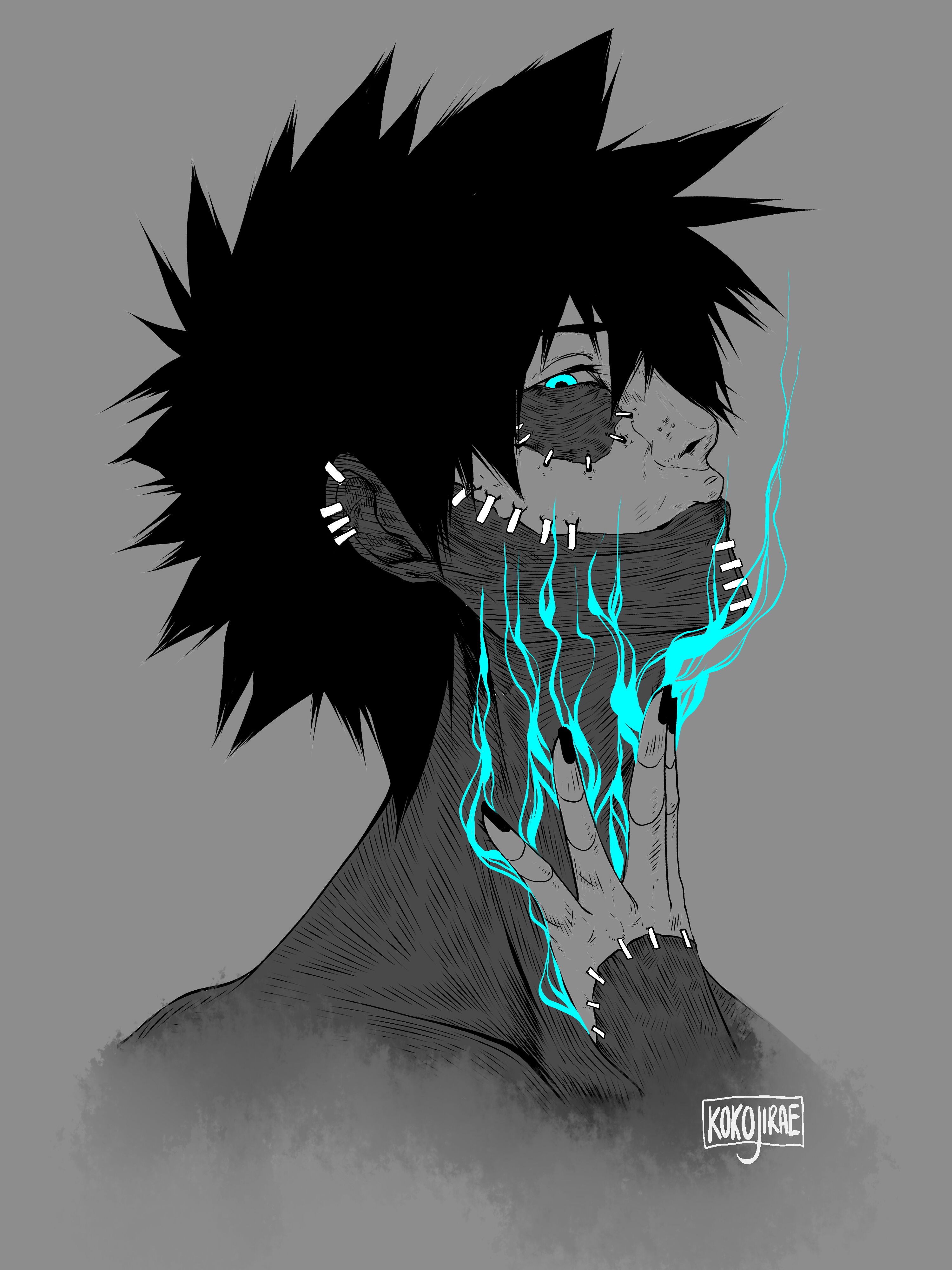 So, i thought Dabi would suit my style alot. Also, first post, yay