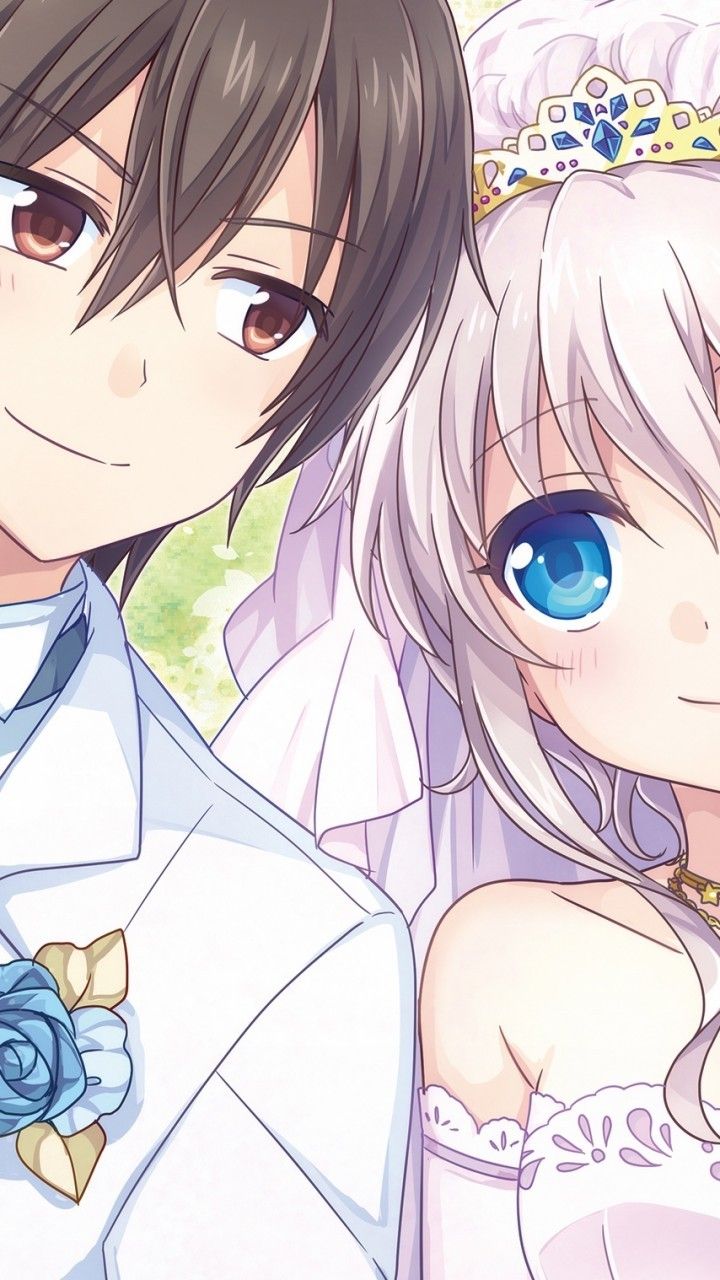 Download 720x1280 Charlotte, Nao Tomori, Yuu Otosaka, Wedding, Couple Wallpaper for Galaxy S3, Galaxy Note II, Galaxy Nexus, Alcatel One Touch Idol Ultra