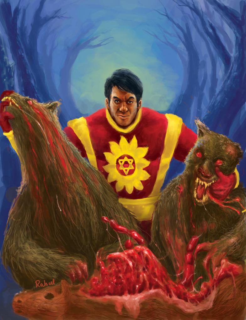 Shaktimaan Comic Cover by Jingi no Hakaba Image, Picture