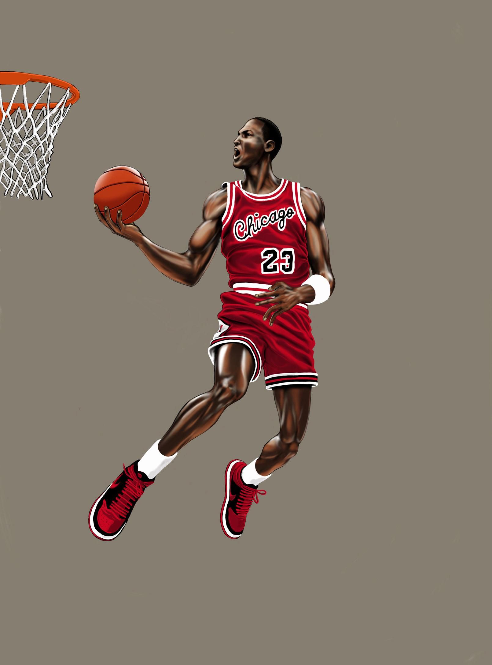 Michael Jordan Background Image HD. All White Background