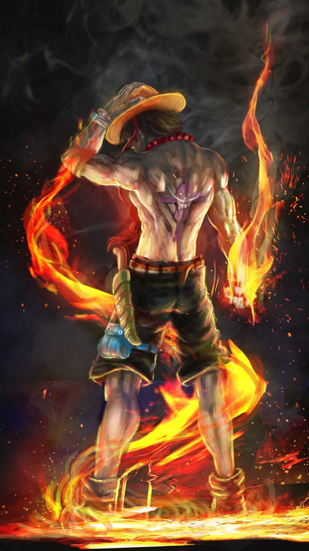 One Piece Portgas D Ace On Fire 4K 8K HD Anime Wallpapers, HD Wallpapers