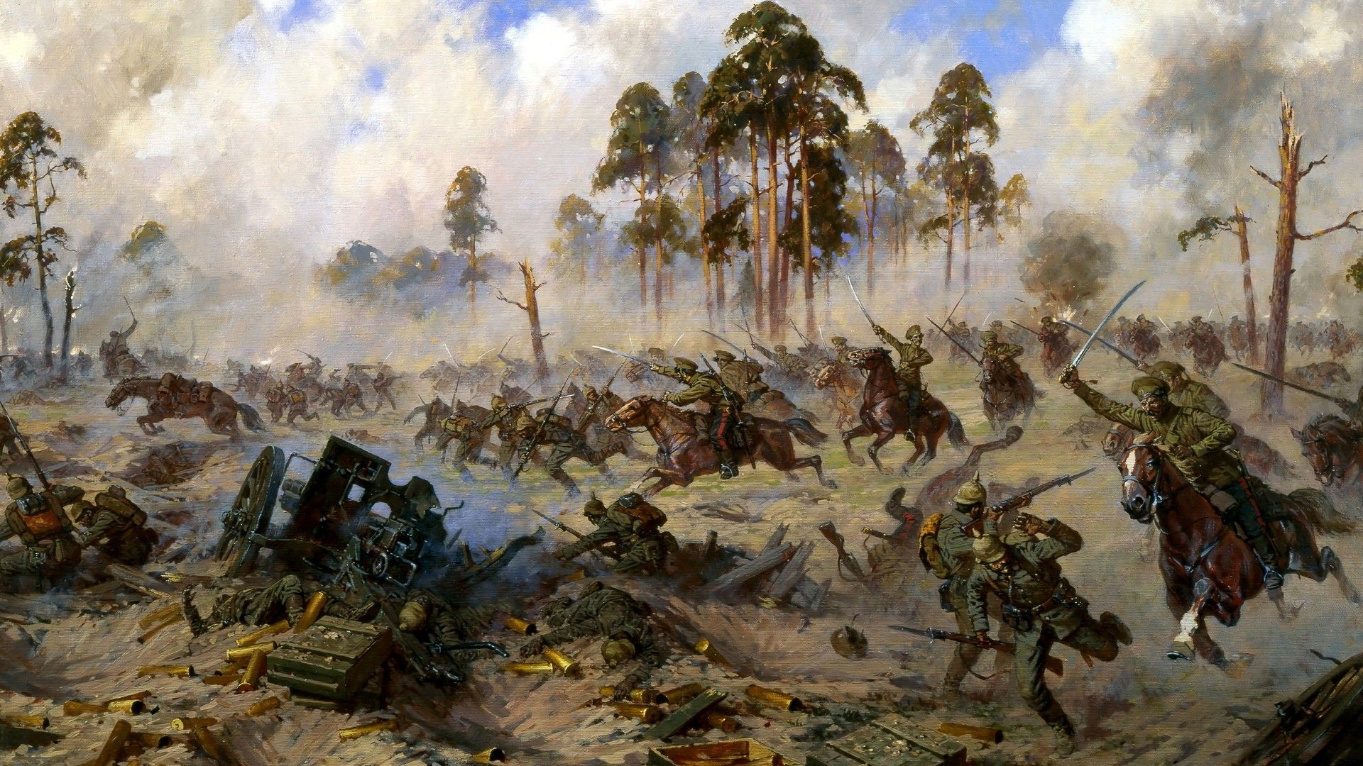 war, World War I, German Army, Russian Army Wallpaper HD