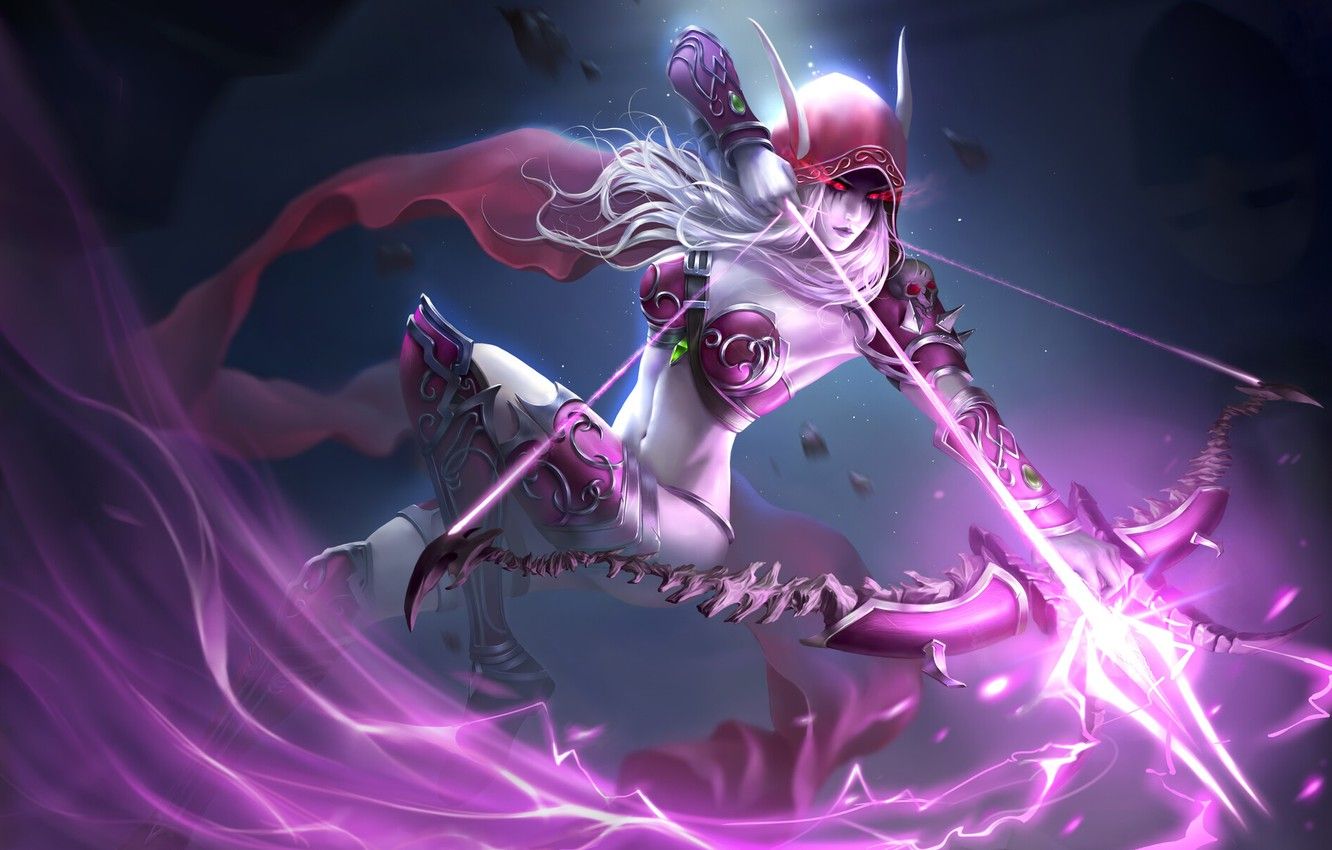 Wallpaper WOW, Blizzard, Art, World of WarCraft, WarCraft, Silvana