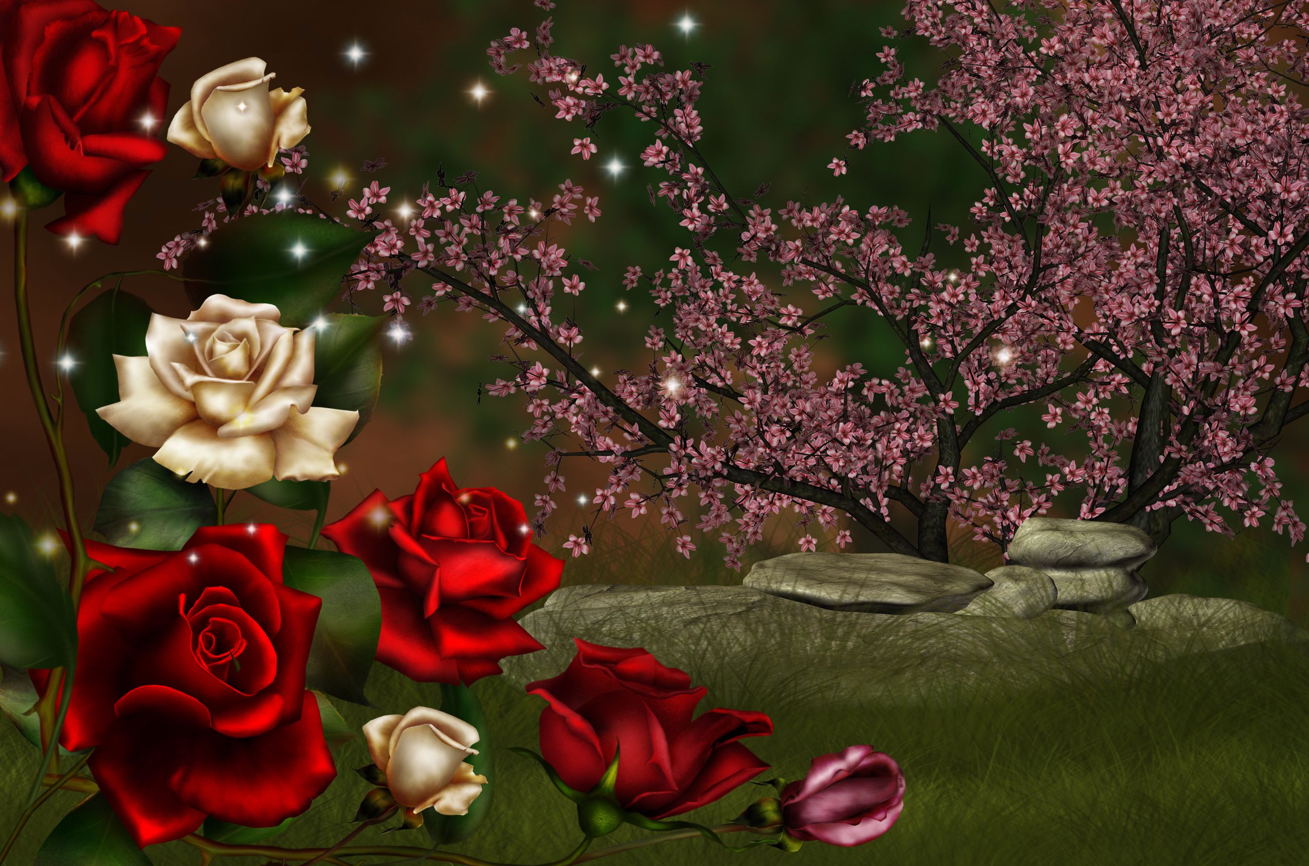 Rose Fantasy HD Wallpaper